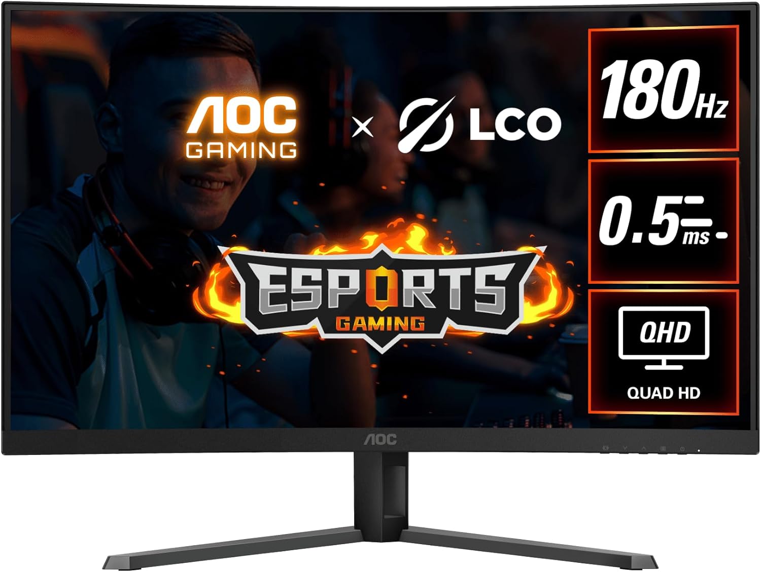 AOC 27in QHD Fast VA 180Hz Curved Gaming Monitor (CQ27G4) AOC 27in QHD Fast VA 180Hz Curved Gaming Monitor (CQ27G4)